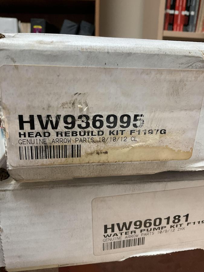 Arrow Head Rebuild Kit F1197G PN: HW93995