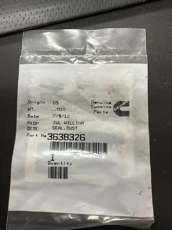Cummins Dust Seal PN: 3638326
