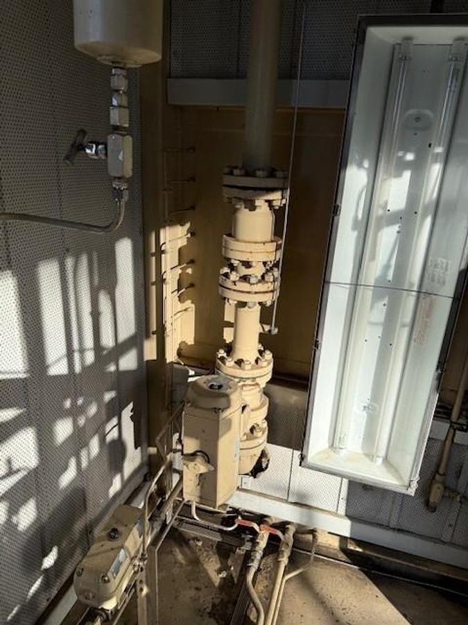 Used 600 HP / Ariel JGA-4 SN F-21749 Four Stage CNG Compressor Package Size 6.125” x 4.125” x 3.375” x 3.375” x 1.75” x 1.75” with ACE E721 Cooler