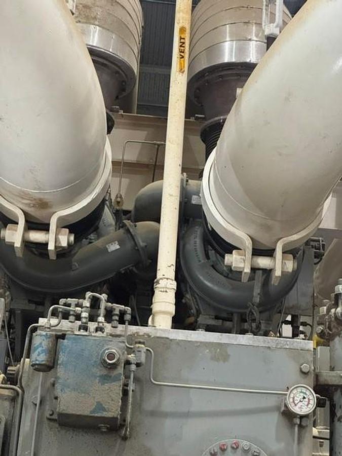 Used CAT G3612 A3 / Ariel JGD-4 Single Stage Compressor Package with (4) 11.375" DL Cylinders SN F-17126