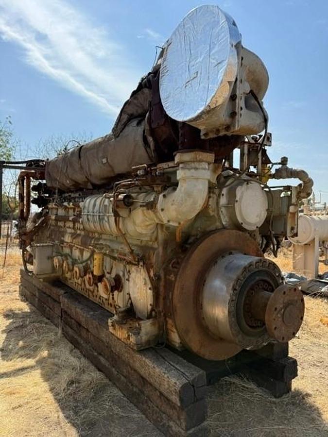 Used CAT G3608 A3 Engine SN 4WF00024