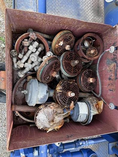 Used Ariel JGJ-4 / Cat G3508LE Three stage Compressor Package - Size 13.5” x 13.5” x 9.75” x 5.5” - Less Engine Only - Unit # 143