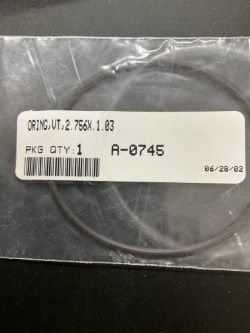 Ariel O-RING,VT, 2.756 O.D. X .103 PN: A-0745