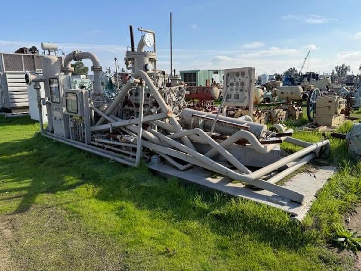 Used Cat Model G3408TA/ Frick Model TDSH233L With Cooler