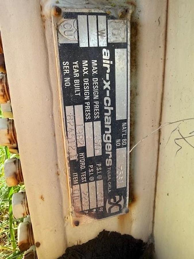 Used Air X Changer 42VVS two stage with 7.5 HP motor SN 824512