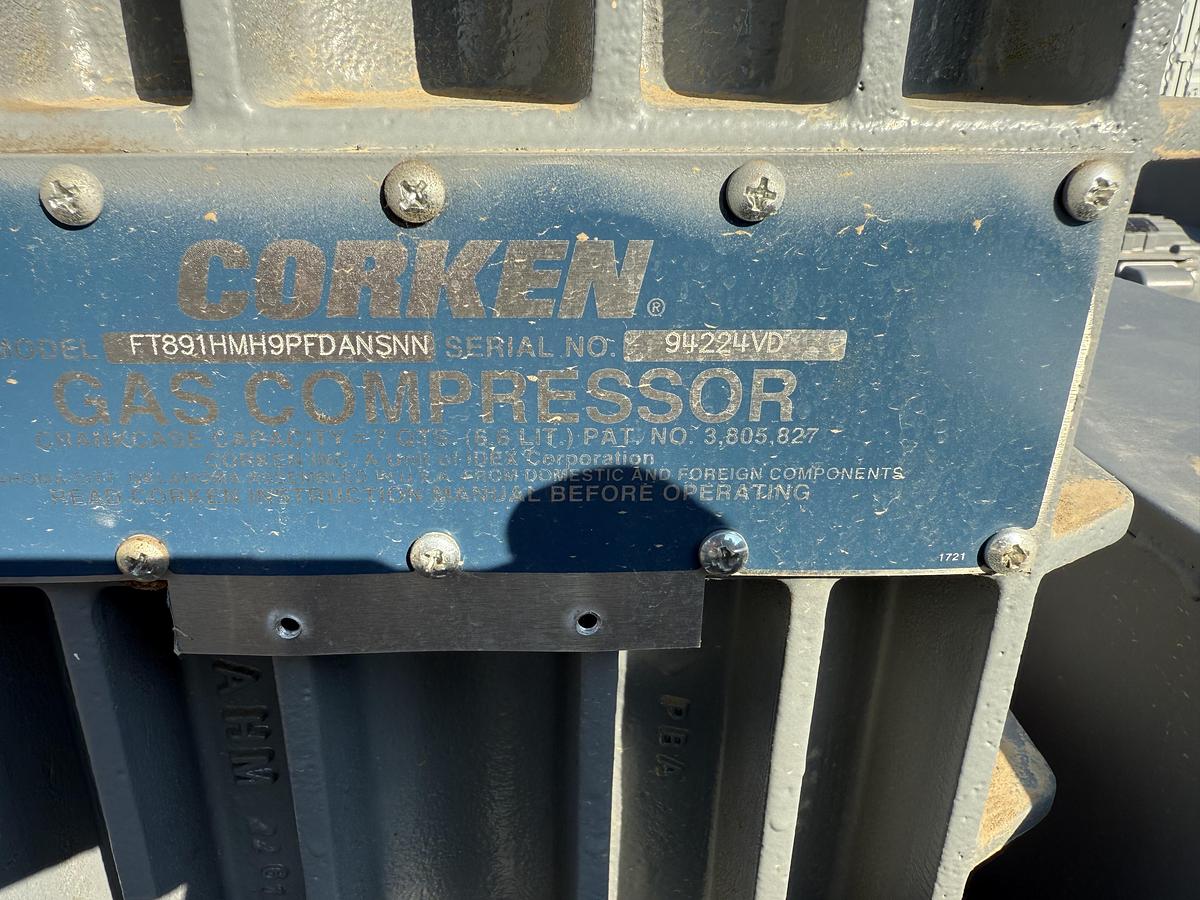 Used CORKEN GAS COMPRESSOR