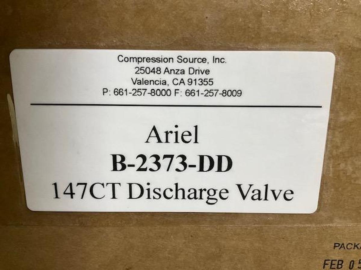 Rebuilt Ariel 147CT Discharge Valve PN B-2373-DD