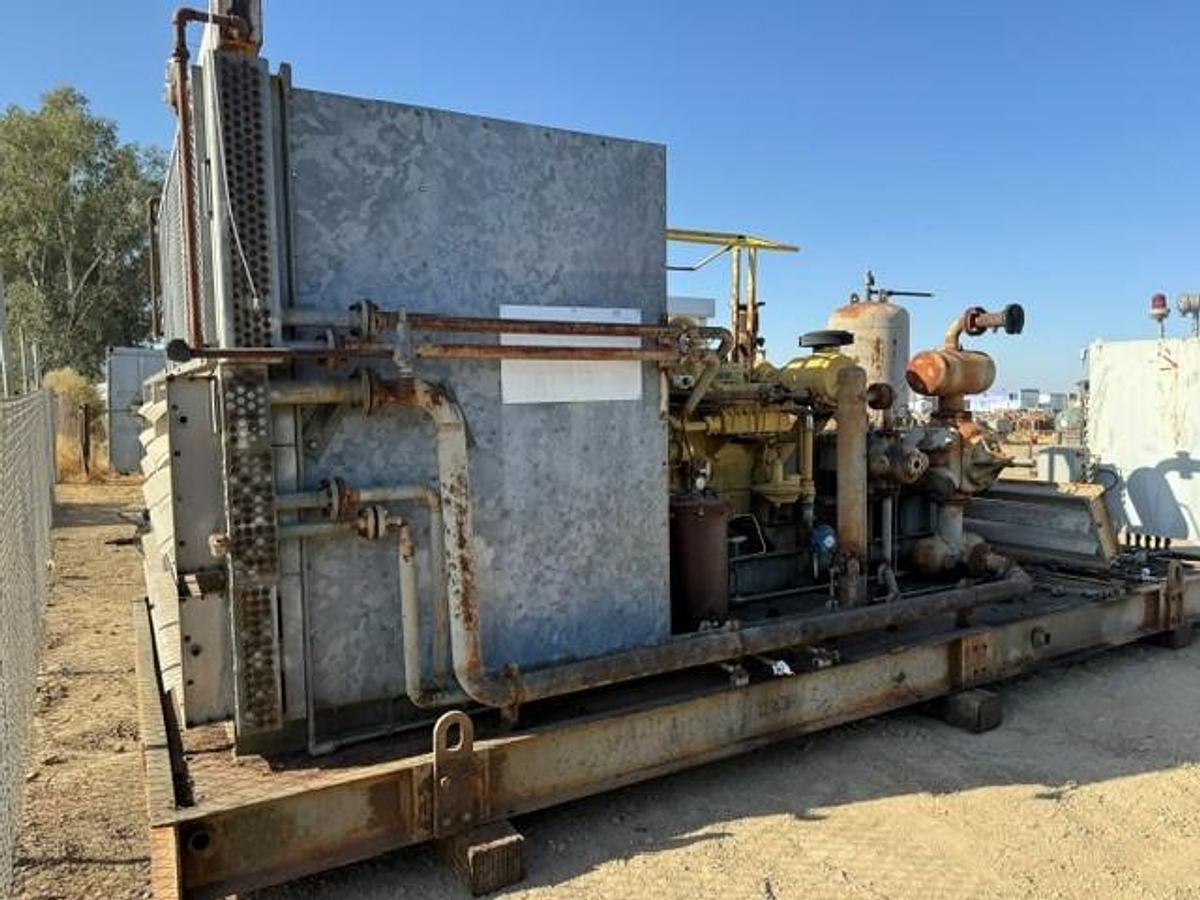 Used CAT G3406TA / Ariel JGA-4 Five Stage High Pressure Compressor Package Size 11” x 6.125” x 3.625” x 3” x 1.5” SN F-10097