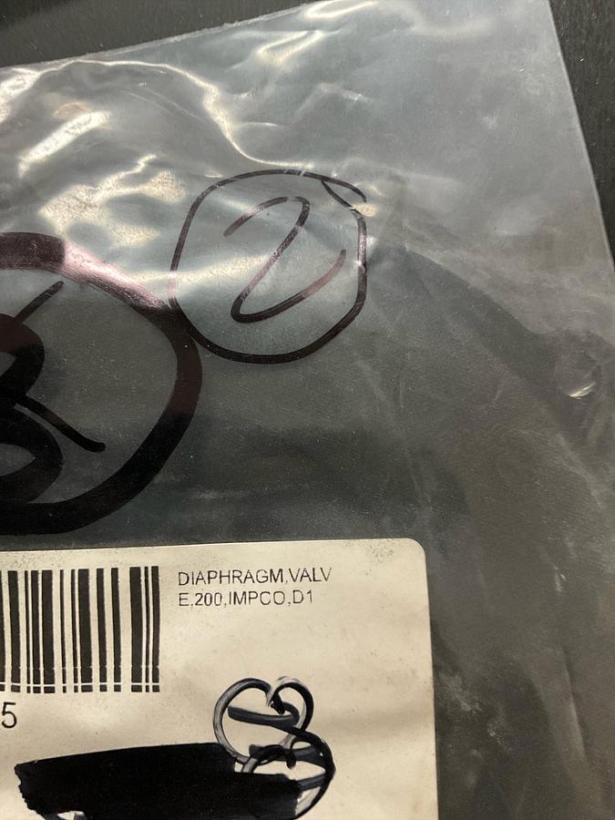IPD VALVE DIAPHRAGM PN: D1161
