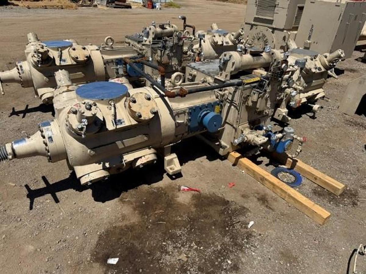 Used Ariel JGT-2 Compressor Frame SN F-29828 with (2) 8.375” JGT 1895 # Cylinders 