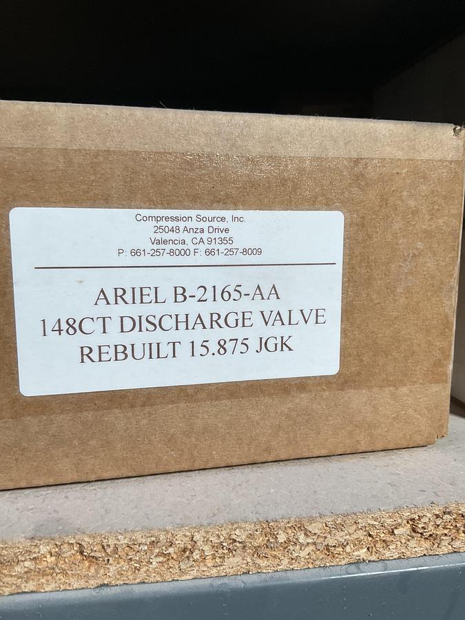 Used Ariel 148CT 15.875" Discharge Valve PN: B-2165-AA