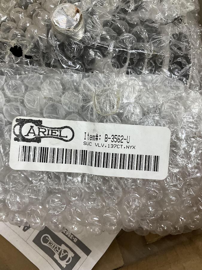 Ariel Suction Valve 137CT NYX PN: B-3562-U