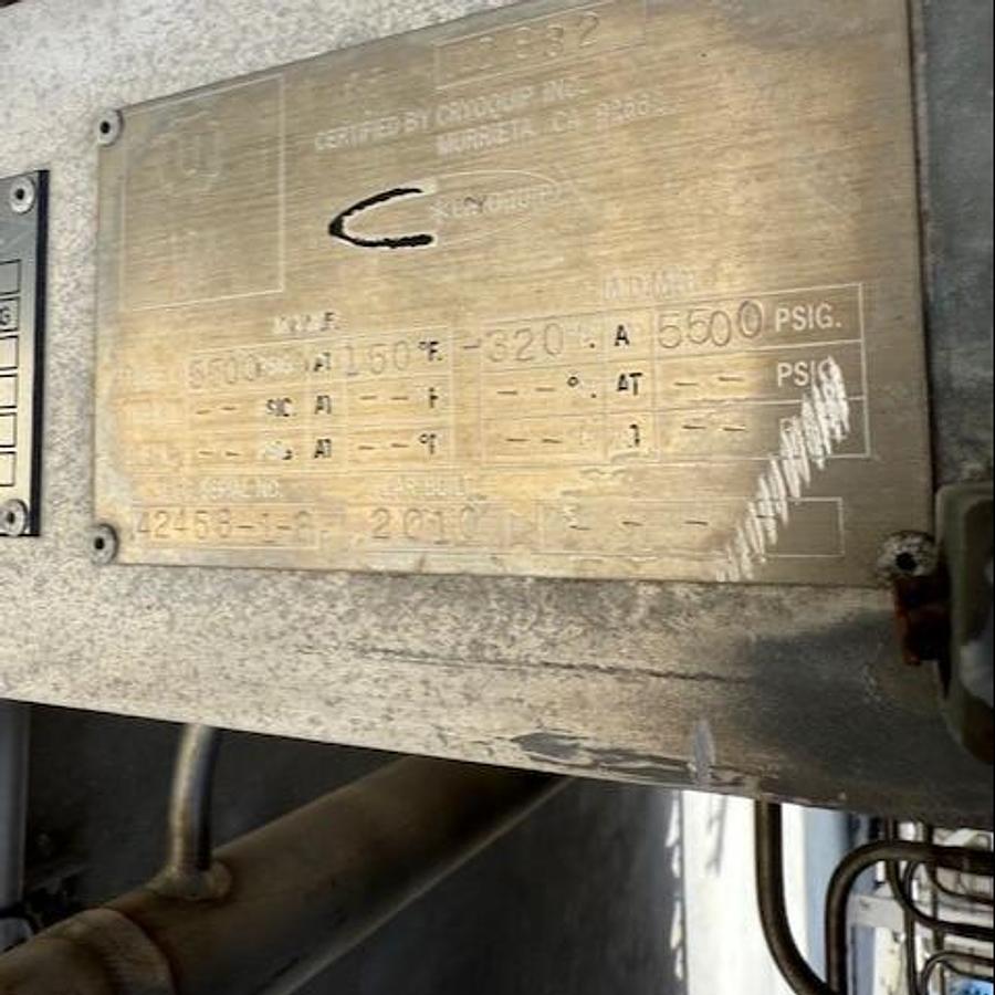 Used Cryoquip Inc Vaporizers SN 