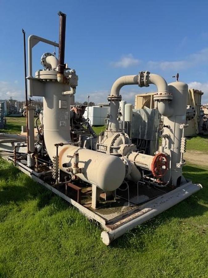 Used Cat Model G3408TA/ Frick Model TDSH233L With Cooler