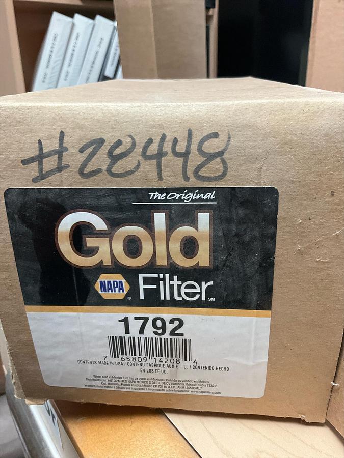 NAPA Gold Oil Filter PN:1792