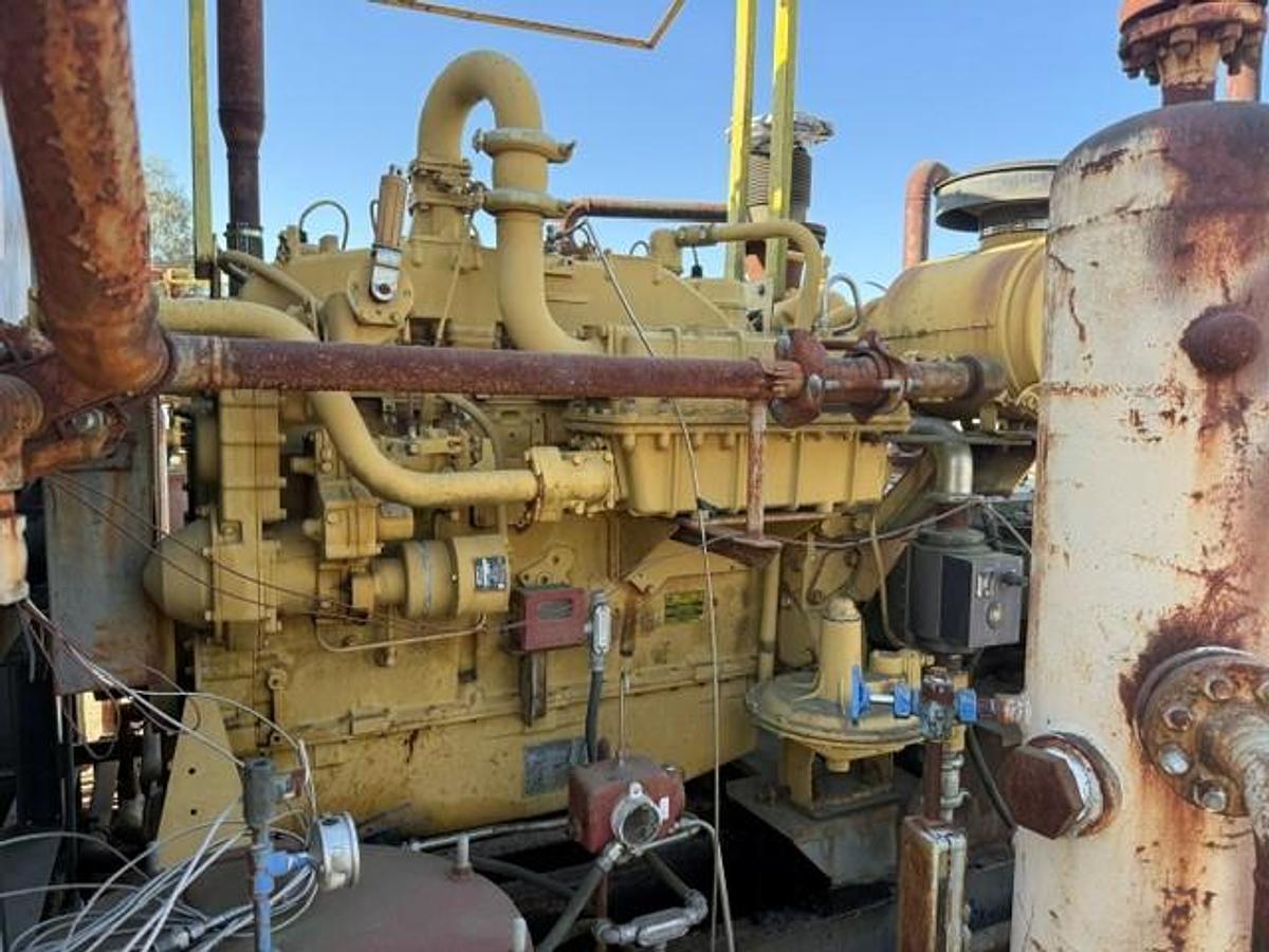 Used CAT G3406TA / Ariel JGA-4 Five Stage High Pressure Compressor Package Size 11” x 6.125” x 3.625” x 3” x 1.5” SN: F-10098