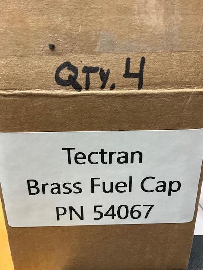 Tectran Brass Fuel Cap PN 54067