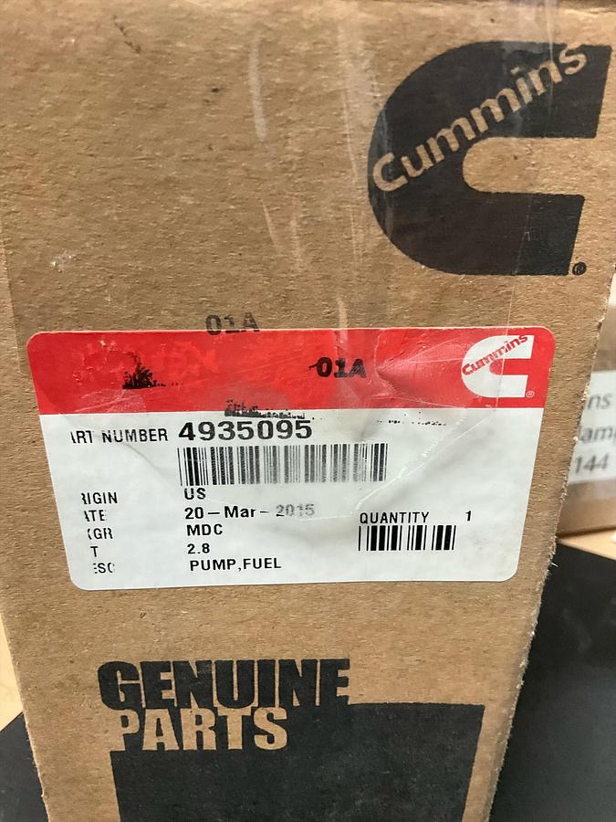 Cummins Fuel Pump PN: 4935095