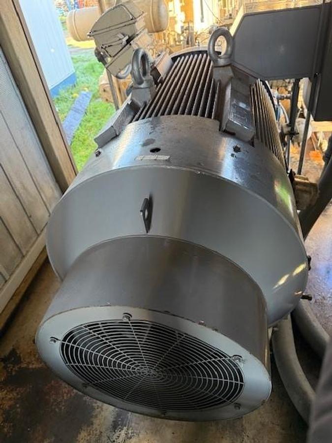 Used 600 HP / Ariel JGA-4 SN F-21749 Four Stage CNG Compressor Package Size 6.125” x 4.125” x 3.375” x 3.375” x 1.75” x 1.75” with ACE E721 Cooler