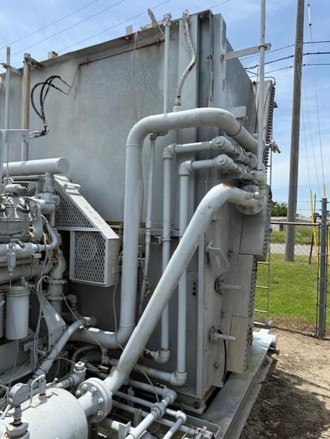 Cat G3408TA SN 6NB04803 / Ariel JGJ-2 SN F-29256 Three Stage Compressor Package Size 9.75” x 6.375” x 3.875” with 84BEH Cooler 