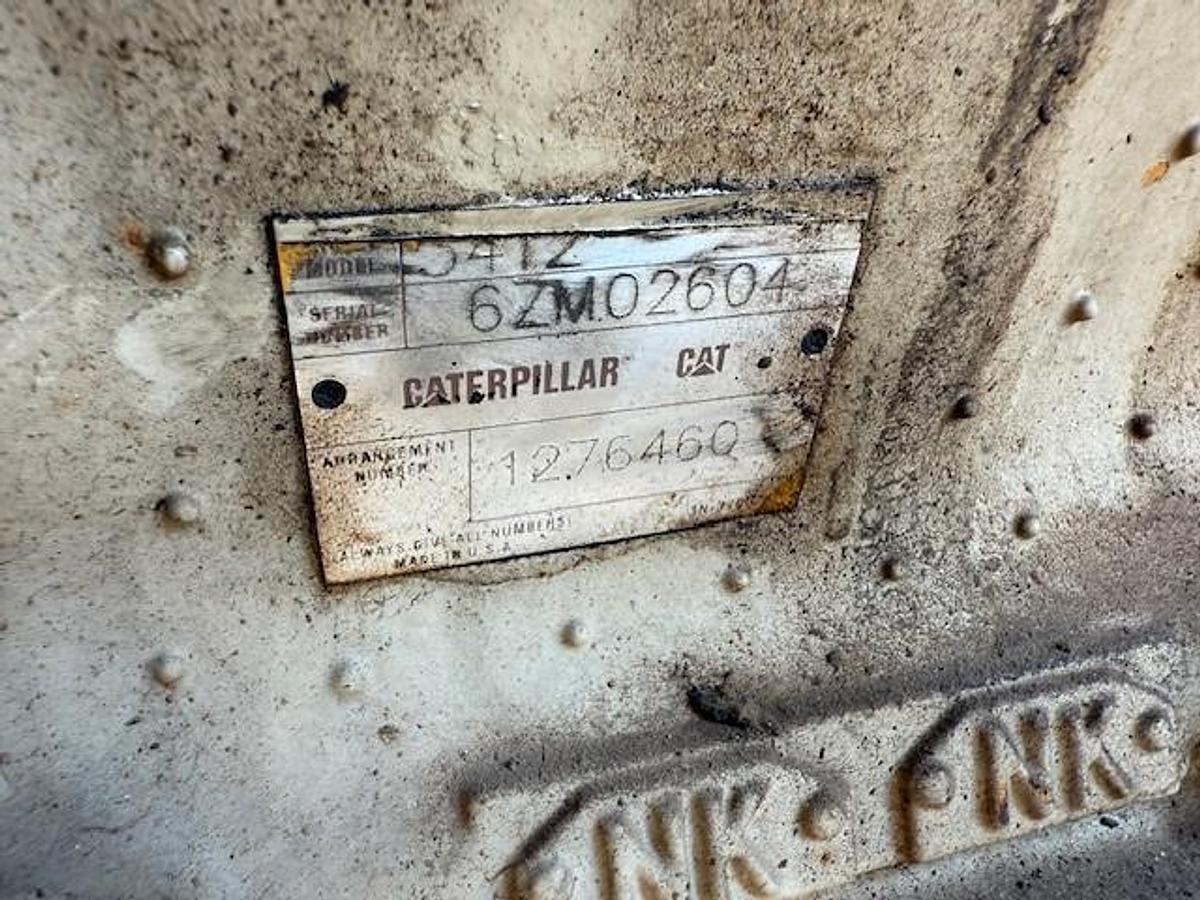 Used CAT G3412LE / Frick NGC300 Screw Compressor Package SN NGC3001297R