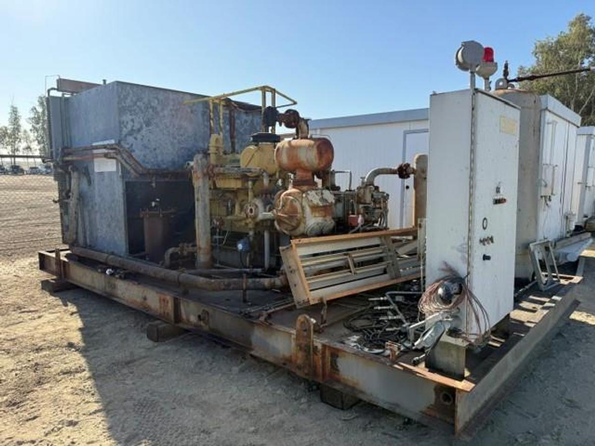 Used CAT G3406TA / Ariel JGA-4 Five Stage High Pressure Compressor Package Size 11” x 6.125” x 3.625” x 3” x 1.5” SN F-10097