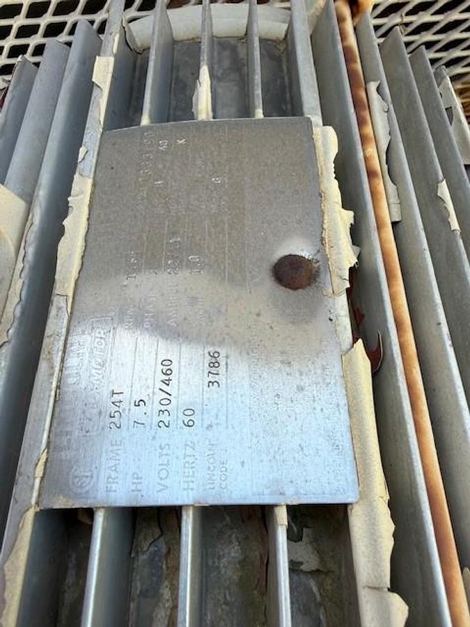 Used Air X Changer 42VVS two stage with 7.5 HP motor SN 824512