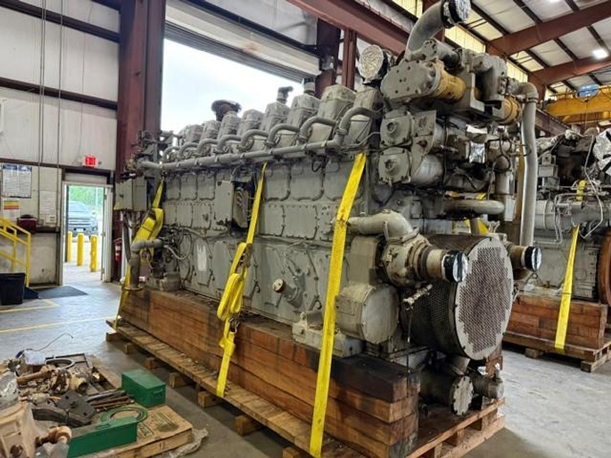 Used CAT G3608 A3 Engine SN BEN00776