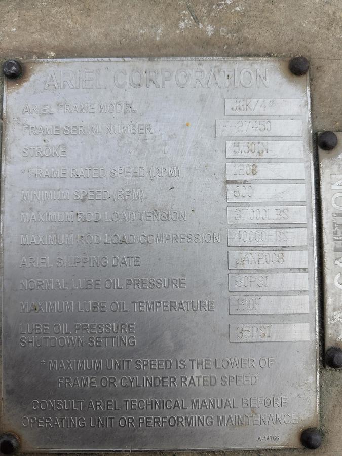 Used 2008 Ariel JGK-4