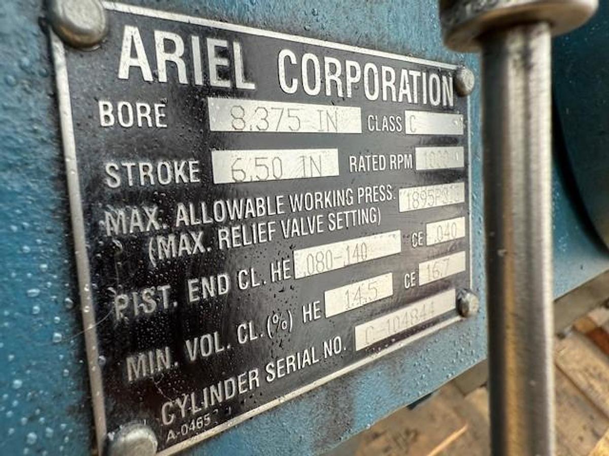 Ariel 8.375" JGC 1895 MAWP Cylinder SN: C-104844