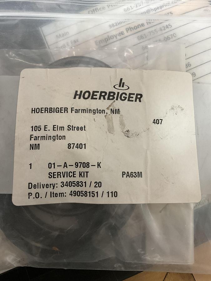 Ariel Service Kit PN: A-9708-K