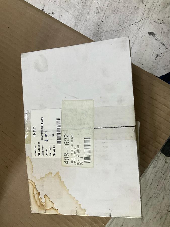 GEMINI LUBRICATIOR PUMP PN: 408-1622