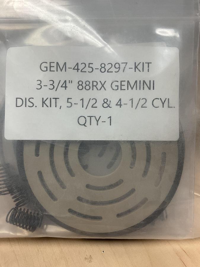 Gemini 3-3/4 88RX Dis Kit 5 1/2 & 4- 1/2 Cyl PN: GEM-425-8297