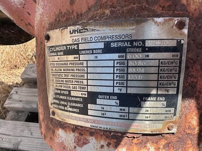 Used Ingersoll Rand 9.5" HOS 1265 # Cylinder SN 6HC2629