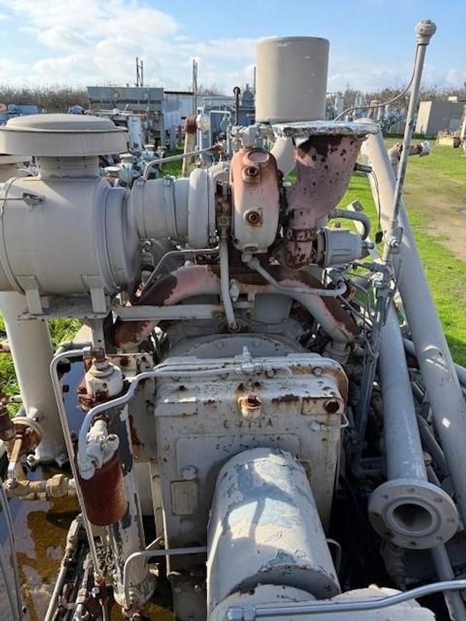 Used Cat Model G3408TA/ Frick Model TDSH233L With Cooler