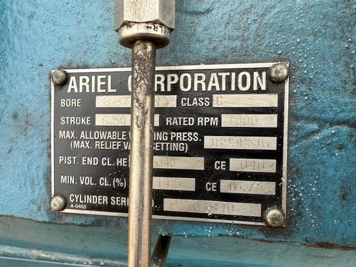 Ariel 8.375" JGC 1895 MAWP Cylinder SN: C-104840