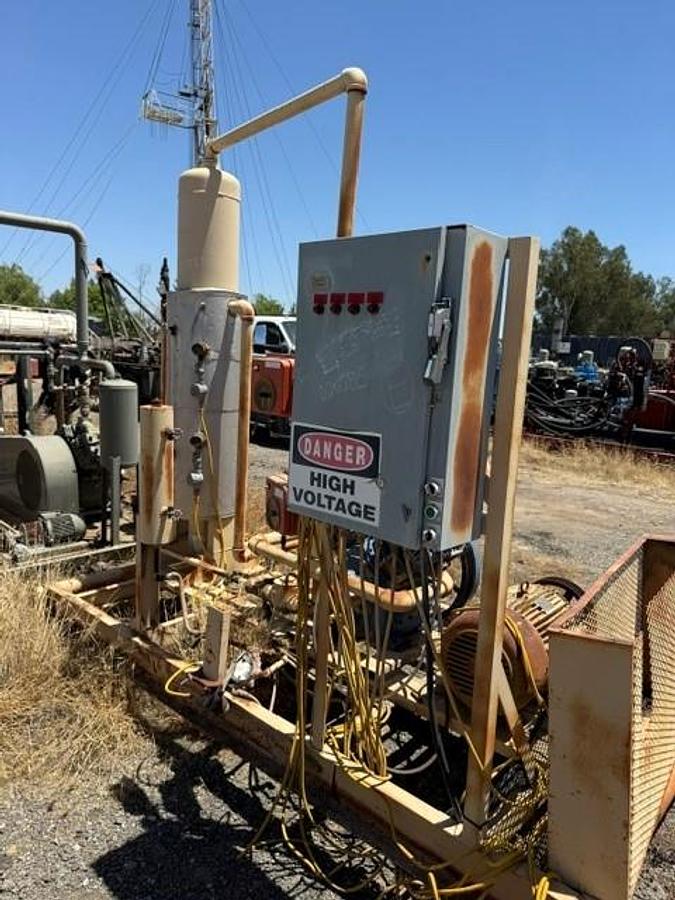 Used Quincy 4125PNG Vapor Recovery Compressor 25HP SN 20080505-0038