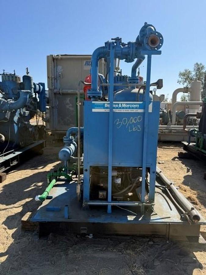 Used Bellis and Morcom 300 HP WH28-H3N Air Compressor SN 8038