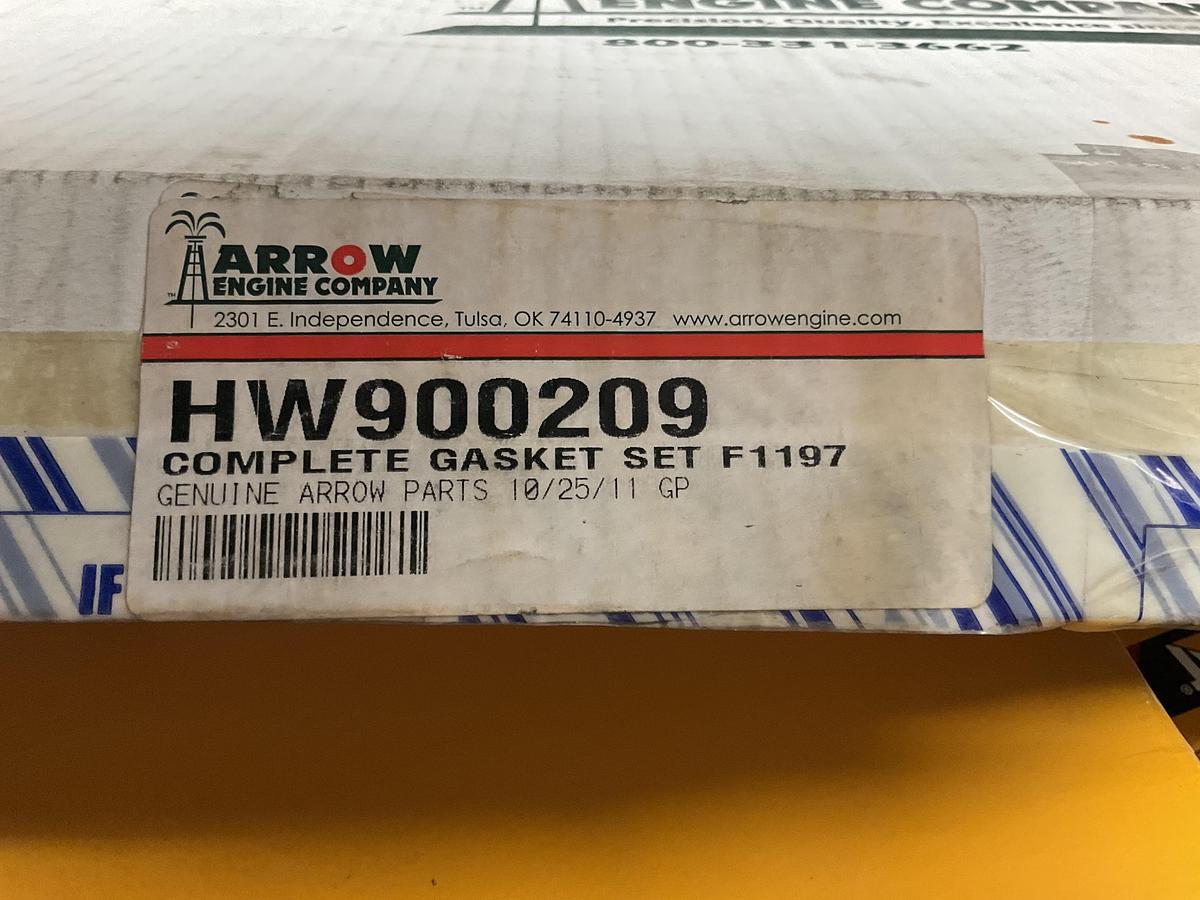 Arrow Complete Gasket Set for F1197 PN HW900209 