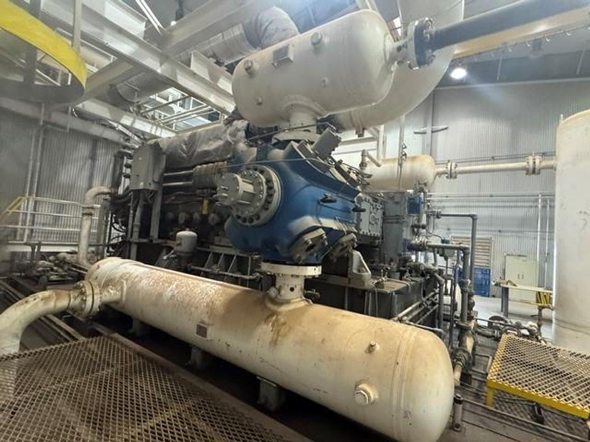Used CAT G3608 A3 / Ariel JGC-2 Single Stage Compressor Size 11.375" x 11.375" SN F-17125