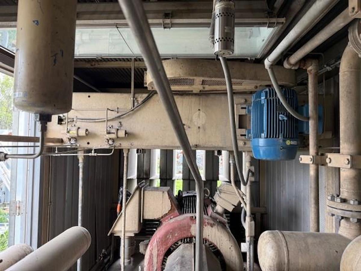 Used 600 HP / Ariel JGA-4 SN F 21750 Four Stage CNG Compressor Package Size 6.125” x 4.125” x 3.375” x 3.375” x 1.75” x 1.75” with ACE E721 Cooler