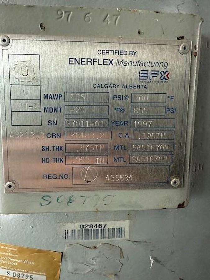 Used Waukesha Model L5790GL SN C-12498/3 Ariel Model JGK-4-3 Stage SN F-12035 Cylinder Sizes 14.125" x 13.625" x 9.125" x 6.25" Air-Ex Cooler Model 156EH 635,1315,1485