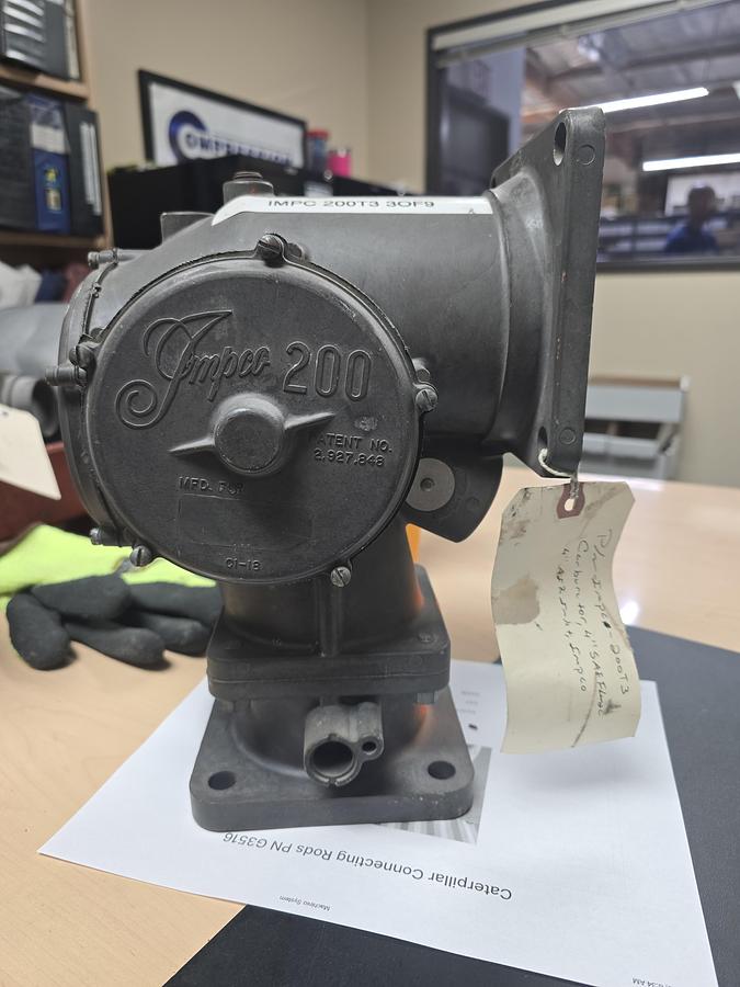 Used IMPCO Carburetor, Mixer, Throttle Body PN: IMP-200TM-1-2-OE/ IMP-AT2-9-OE