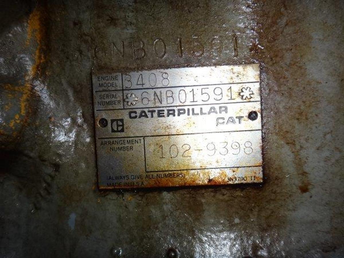Used CAT G3408TA Engines 6NB01591