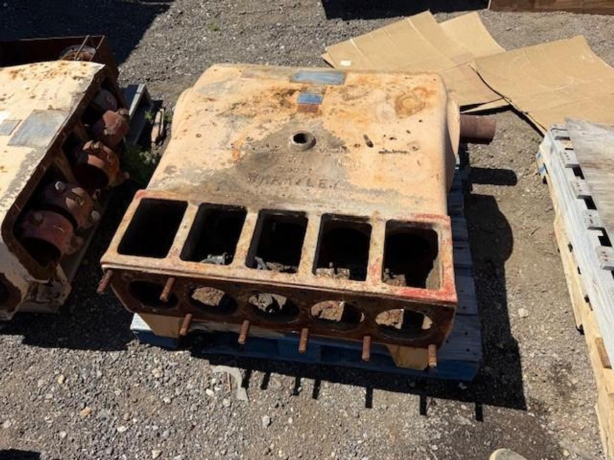 Used National 217Q-4 Pump Crankcase and Crank only SN 53773