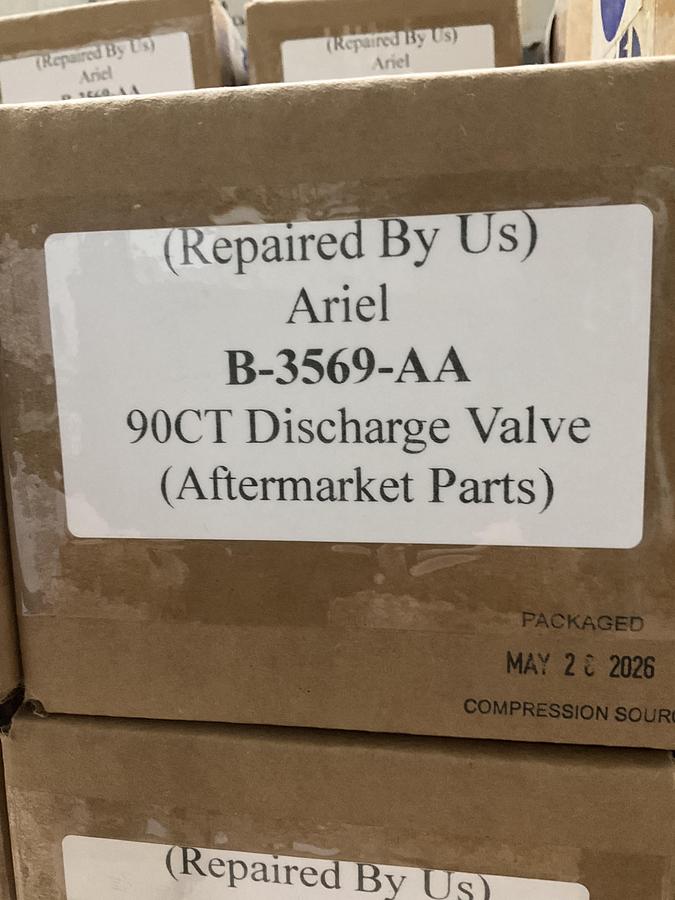 Rebuilt Ariel 90CT Discharge Valve PN: B-3569-AA