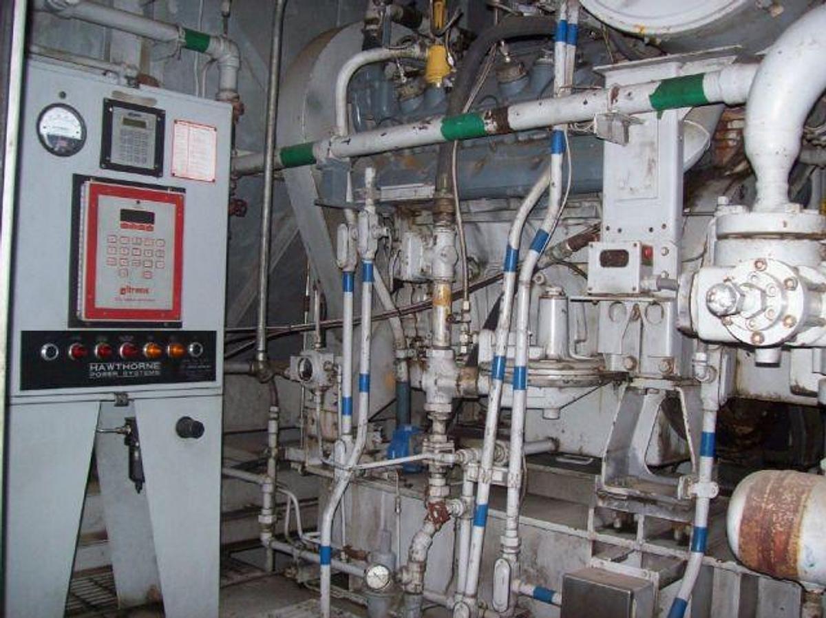 Used CAT G3408TA / GEMINI HPDD Three Stage CNG Compressor Package Size 3" x 2.5" x 1.5"