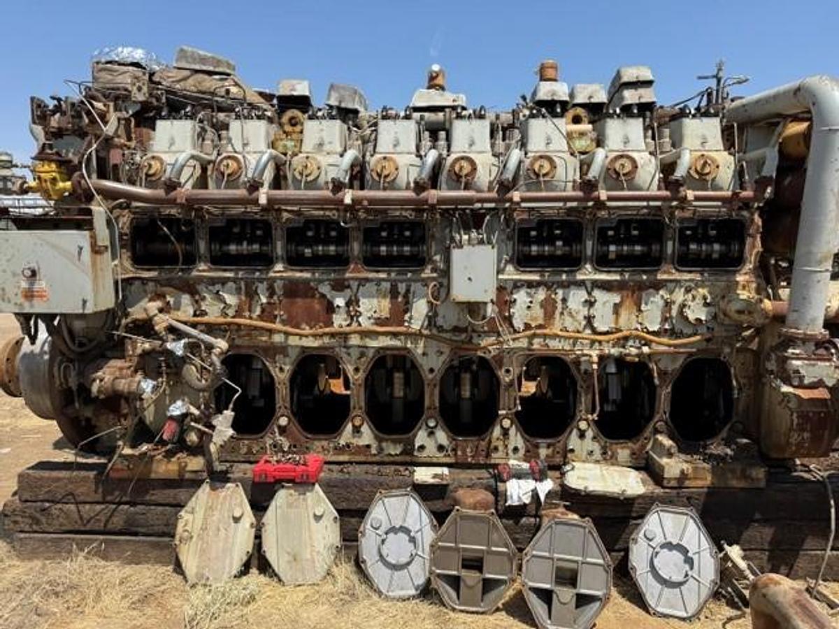 Used CAT G3608 A3 Engine SN 4WF00024