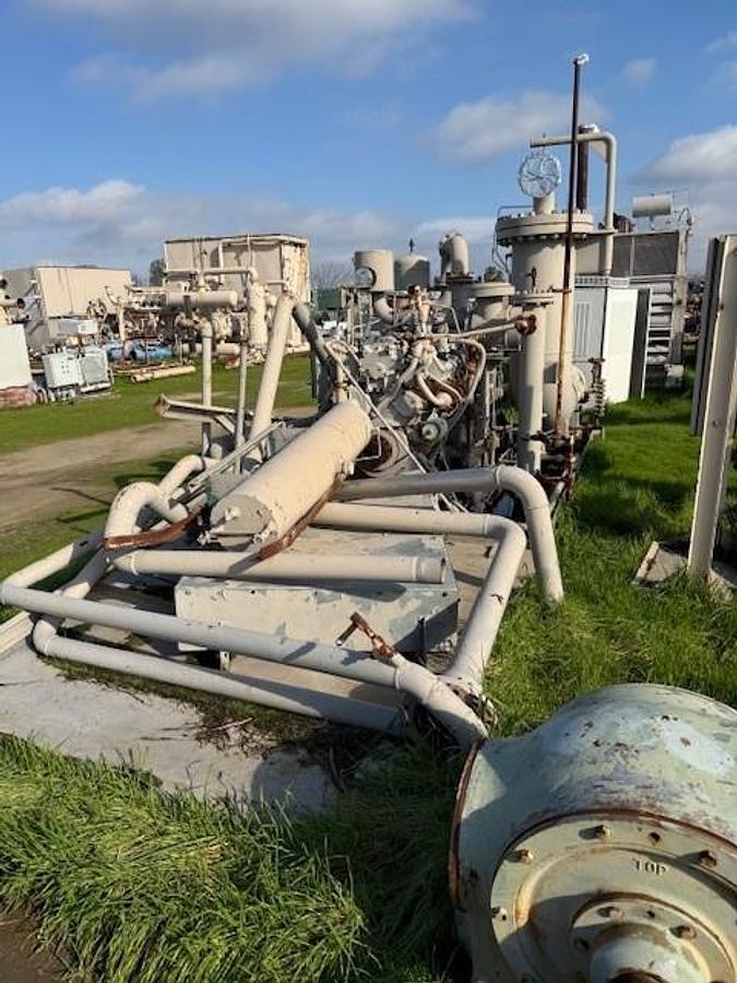 Used Cat Model G3408TA/ Frick Model TDSH233L With Cooler