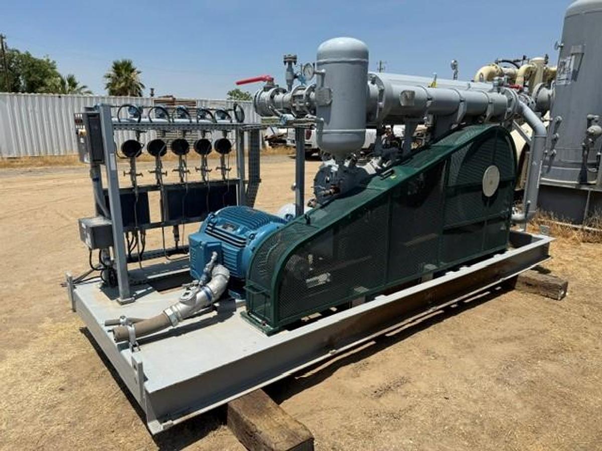 Used 150 HP / ABC 1EHA-2-GT-240 Natural Gas Compressor SN 24998